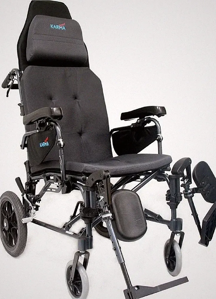 Karman Healthcare MVP502-18 Ergonomic V-Seat Reclining Wheelchair, Diamond...