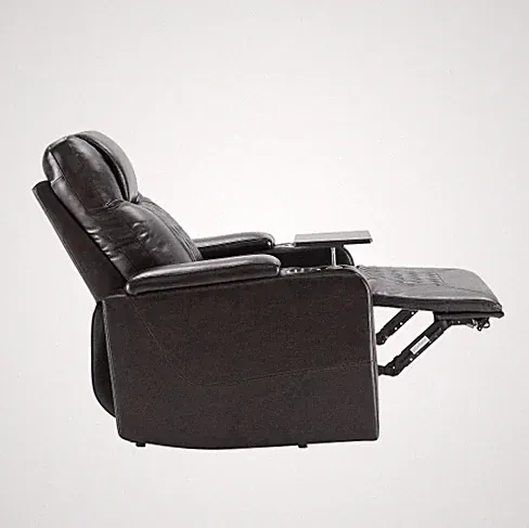Power Motion Recliner With USB Charging Port And Hidden Arm Storage